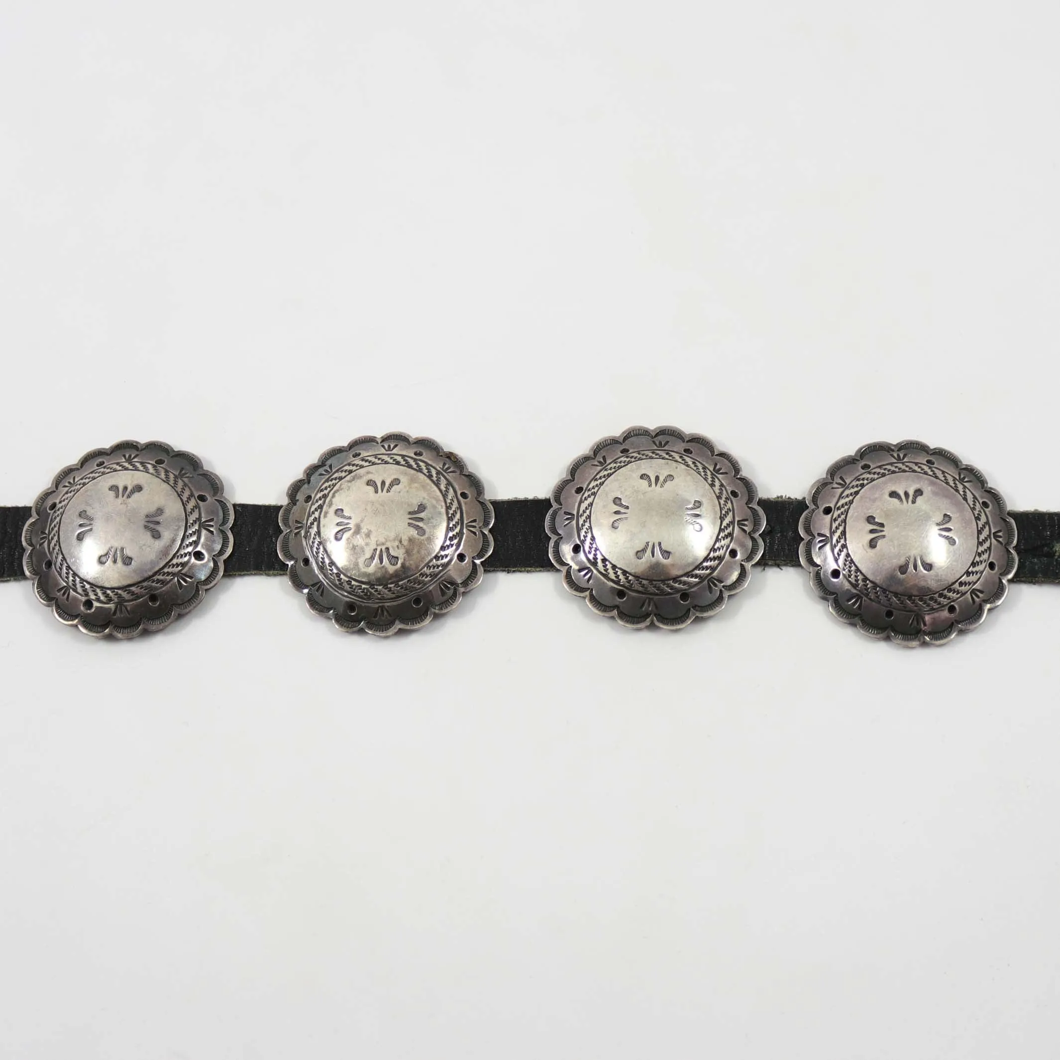 1950s Stamped Concho Belt