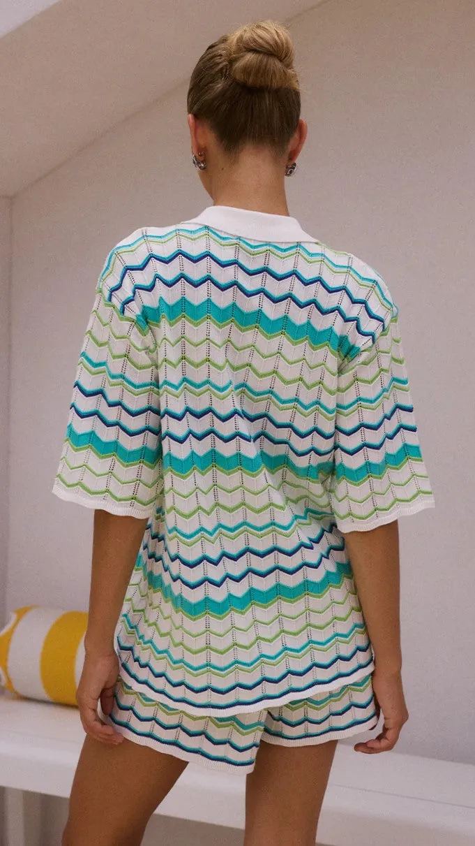 Andrea Short - Green Multi