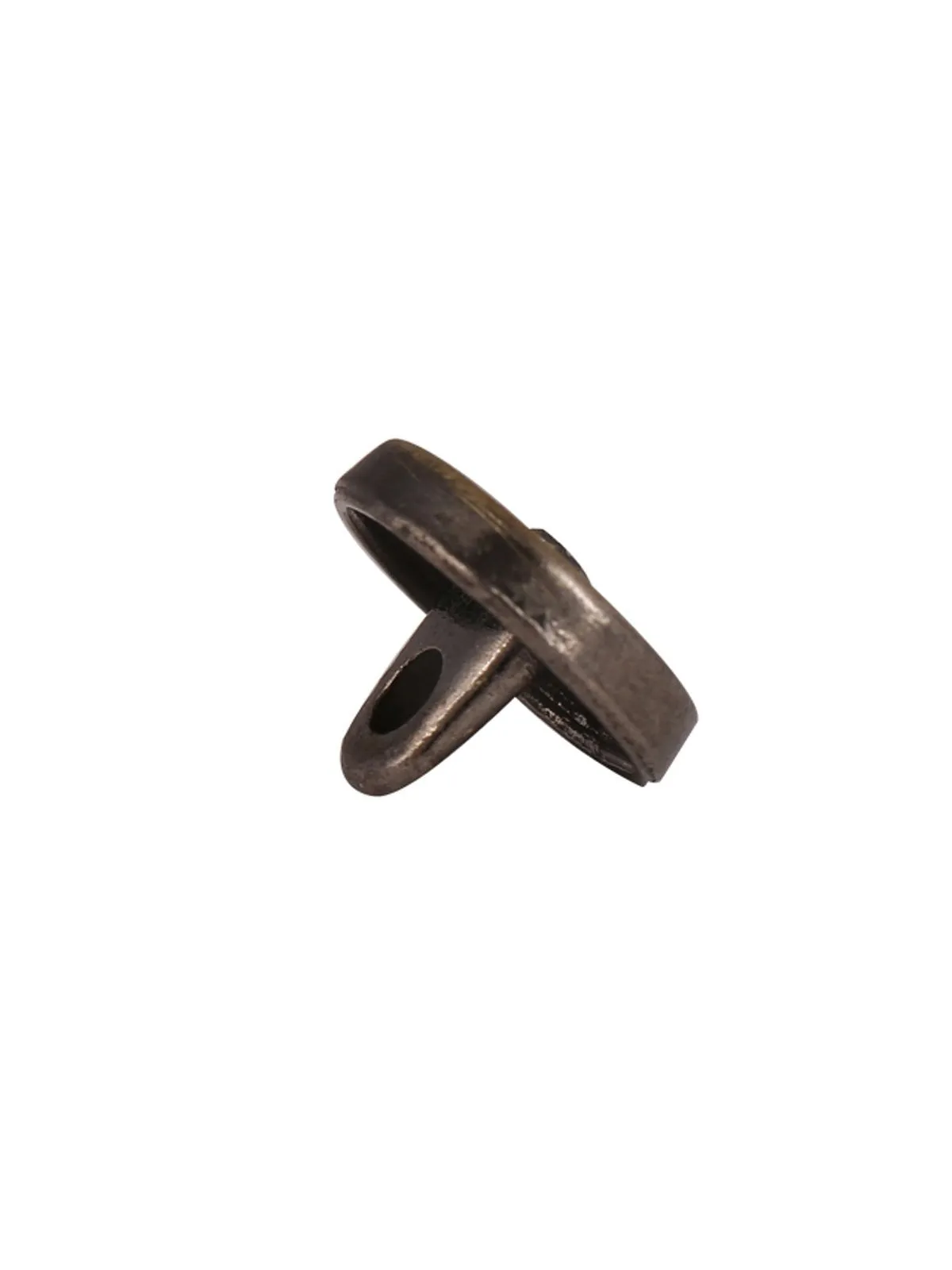 Antique Brass Round Shape Diamond Metal Button