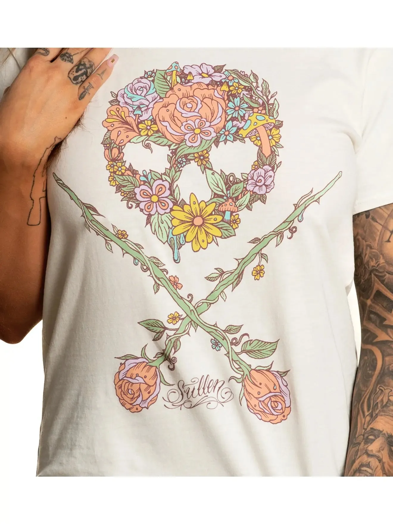 Antique White Flower Child Tshirt