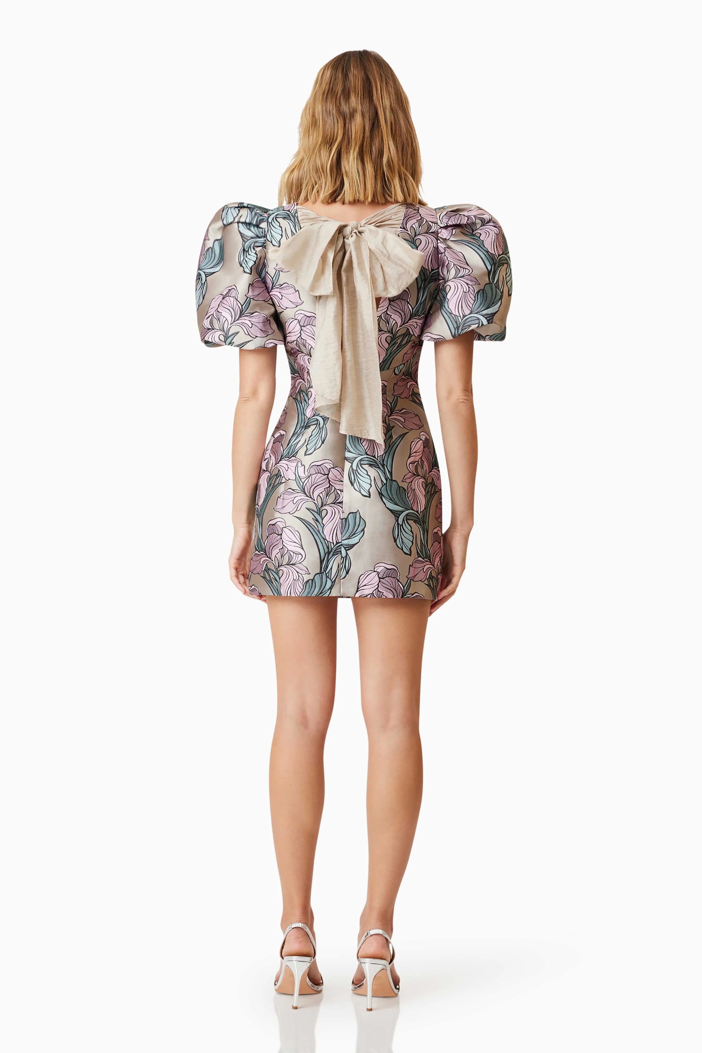 Audrey Cocktail Mini Dress In Purple