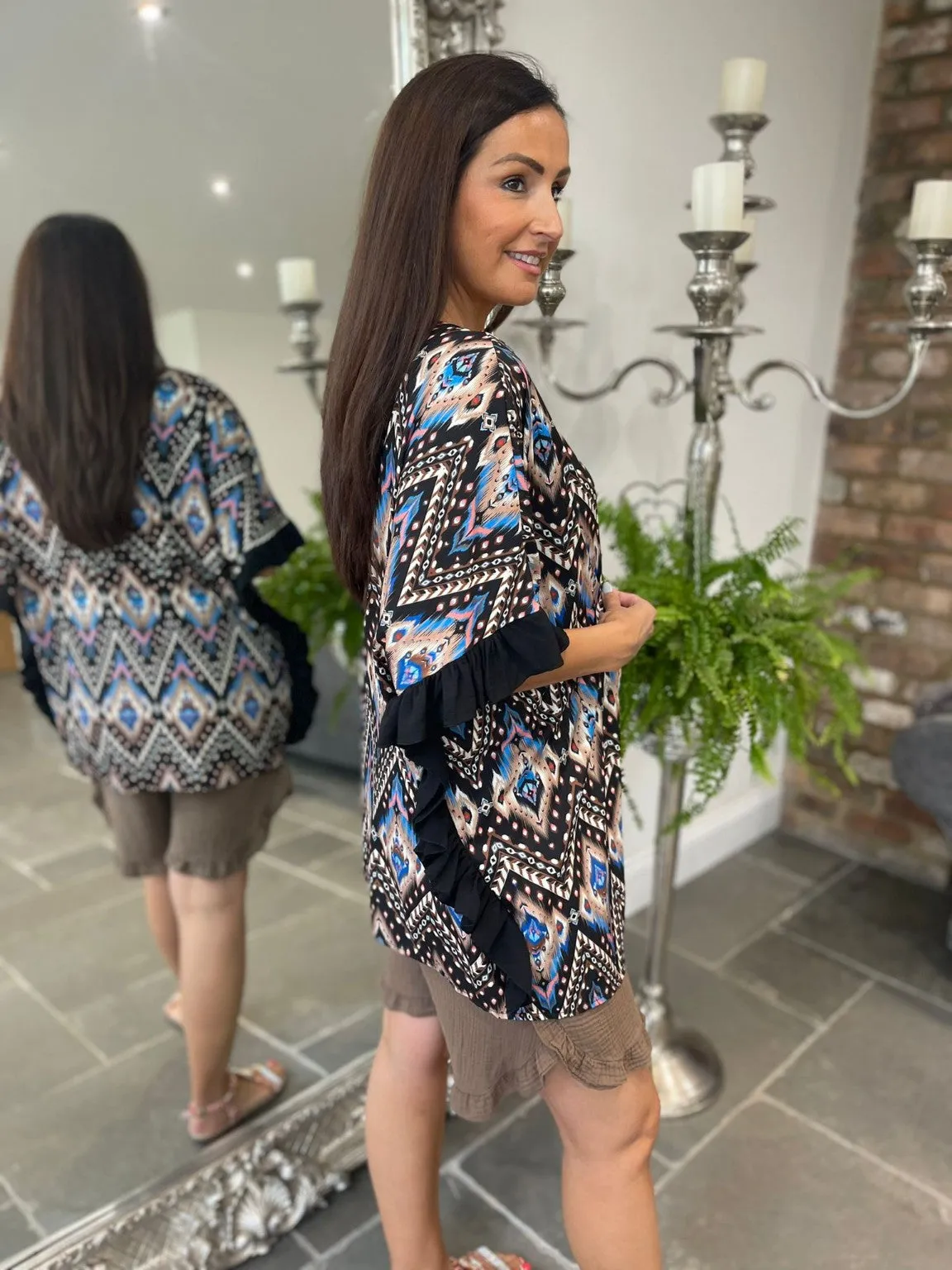 Aztec Print Cover Up Nikita