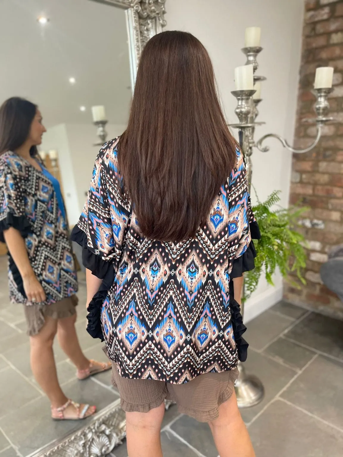 Aztec Print Cover Up Nikita