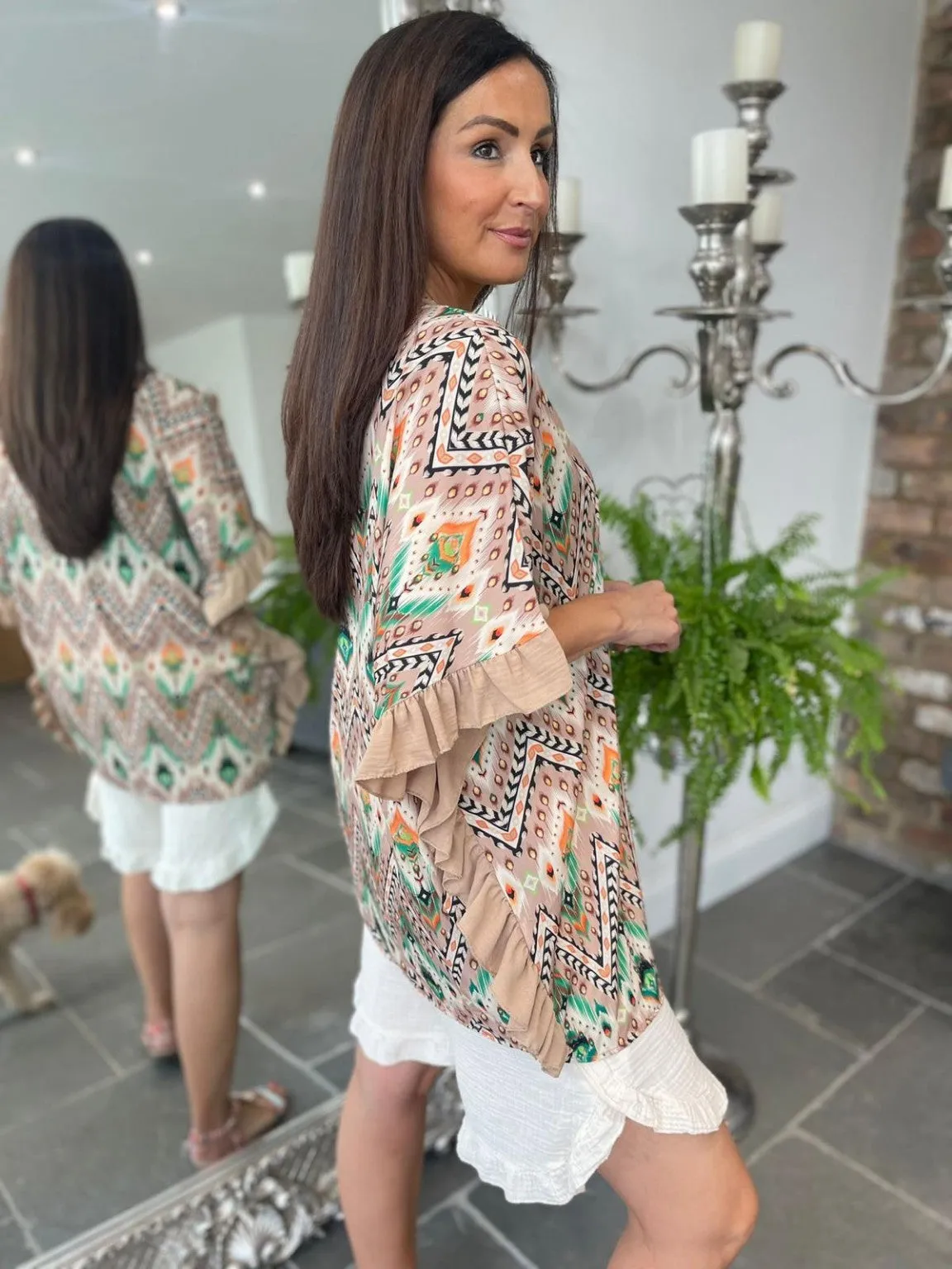Aztec Print Cover Up Nikita