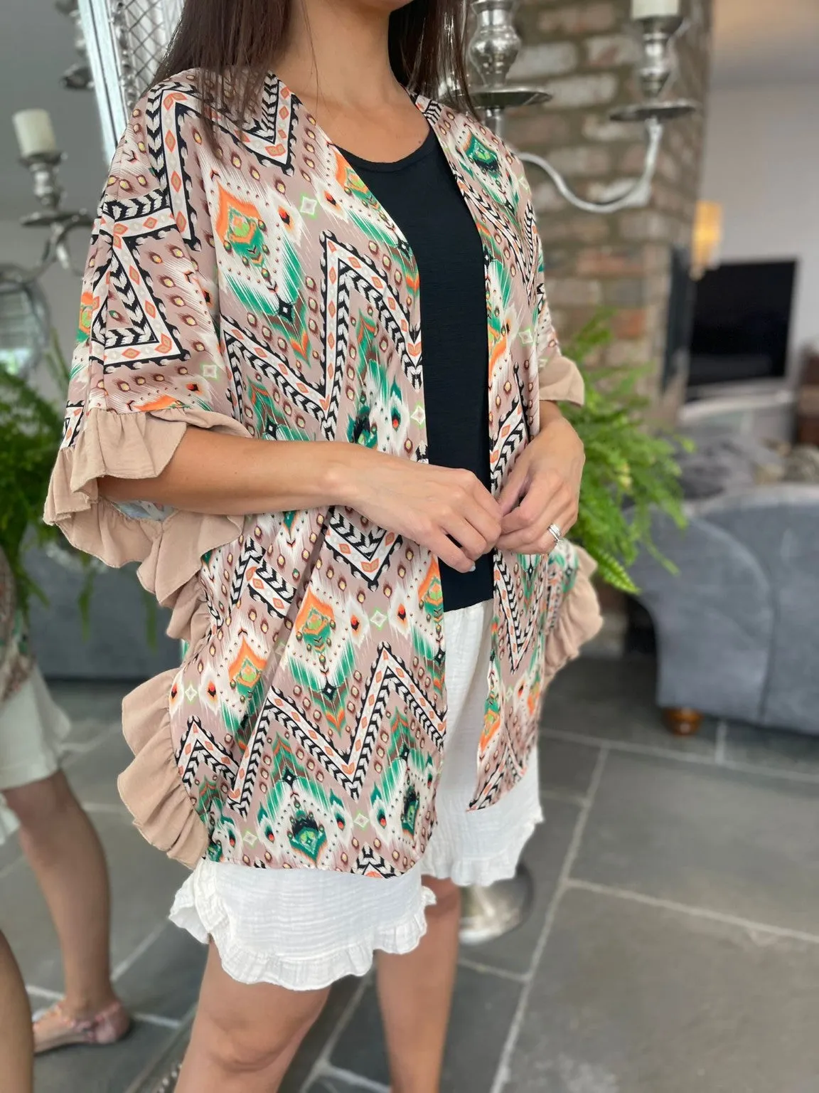Aztec Print Cover Up Nikita