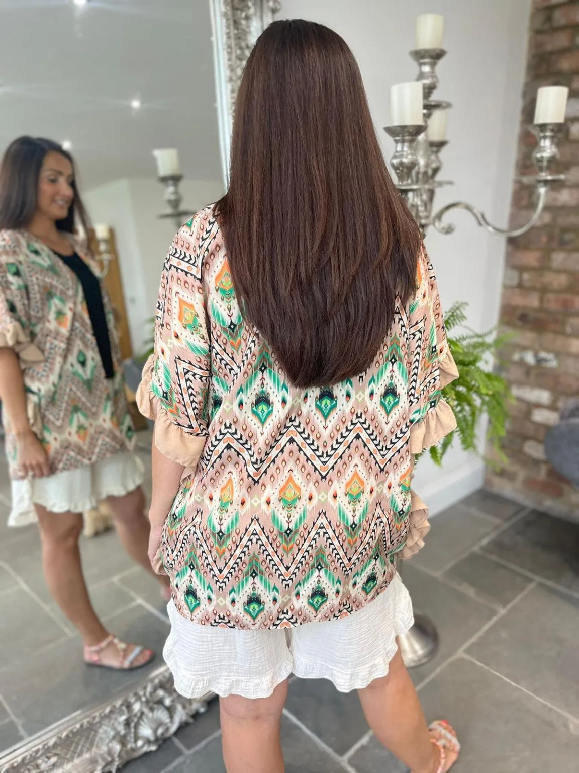 Aztec Print Cover Up Nikita