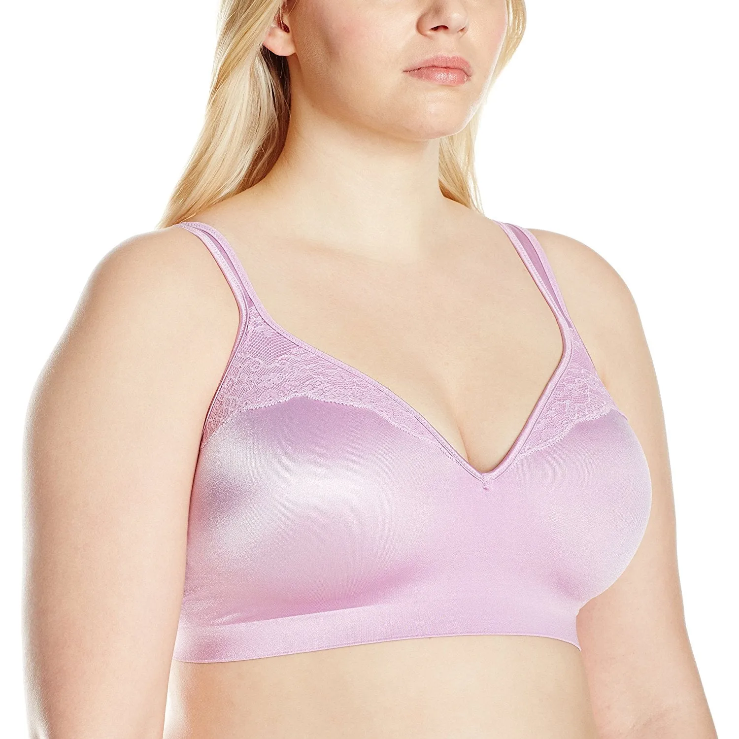 Bali Women's Comfort Revolution Flex Fit Foam Wire Free Bra with Smooth Tec Band