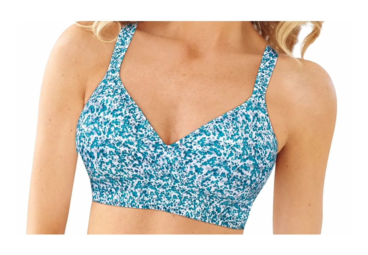 Bali Women's Comfort Revolution Flex Fit Foam Wire Free Bra with Smooth Tec Band