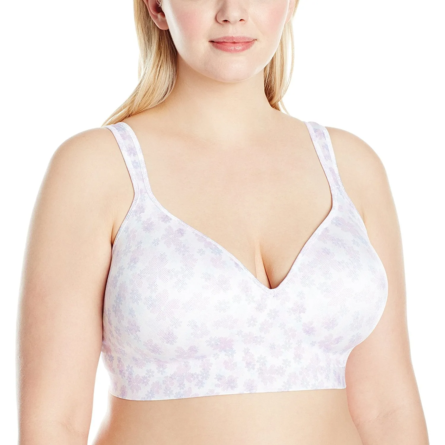 Bali Women's Comfort Revolution Flex Fit Foam Wire Free Bra with Smooth Tec Band