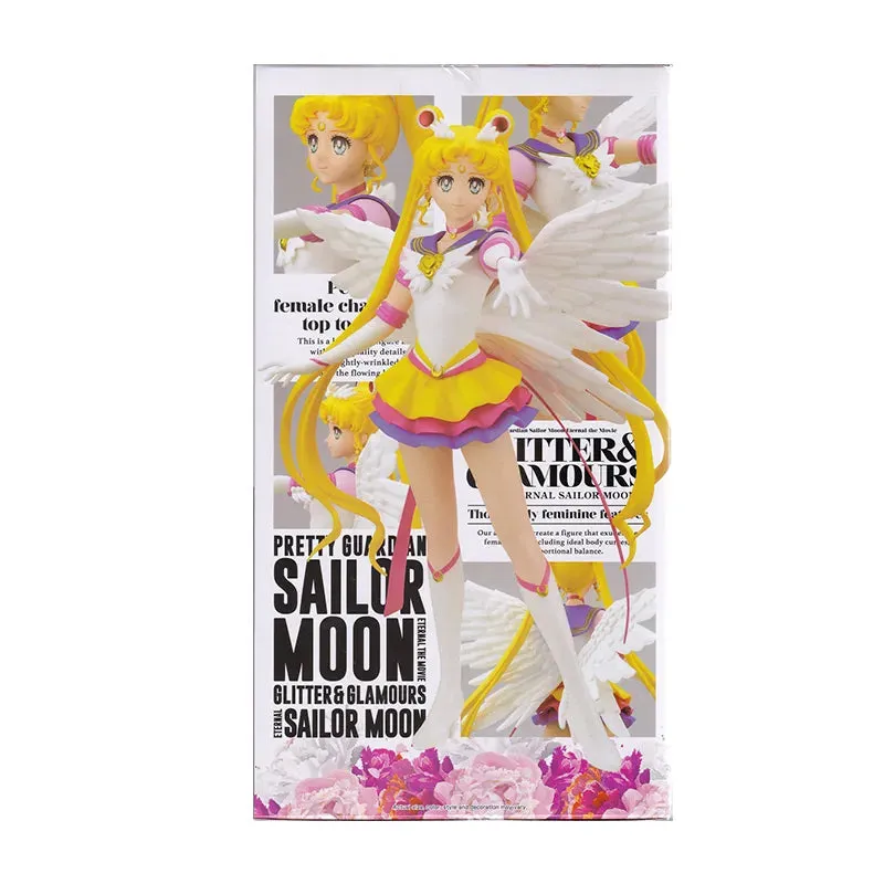 Bandai Sailor Moon Glitter Glamours Sailor Moon Anime Figure Genuine High Quality