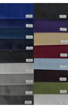 Bespoke 2 Piece Suit -Plain Color Wool Blend Suit