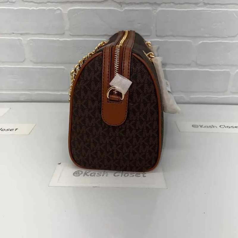 Blaire Medium Logo Stripe Satchel