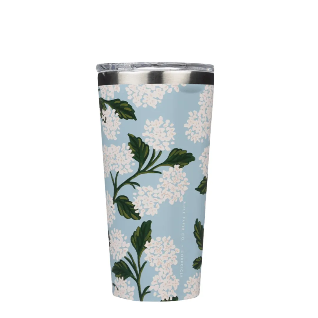 Blue Hydrangea Corkcicle Tumbler