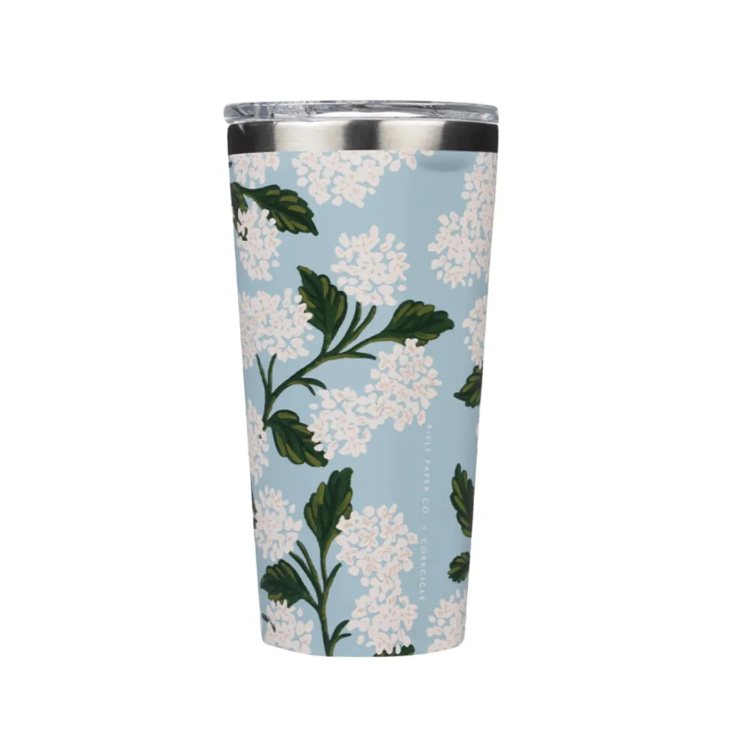 Blue Hydrangea Corkcicle Tumbler