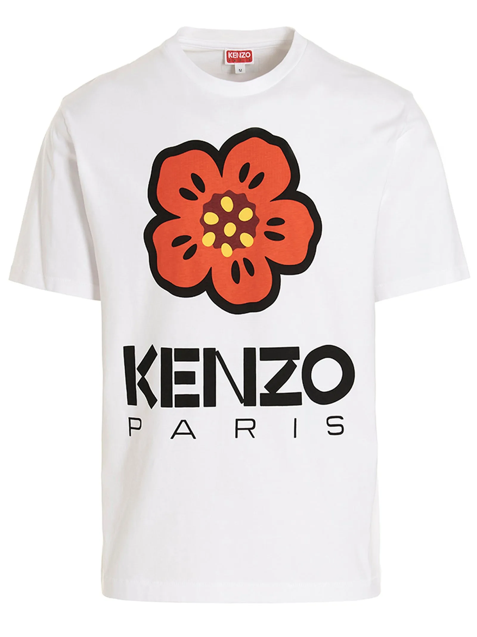 'Boke Flower' T Shirt Bianco