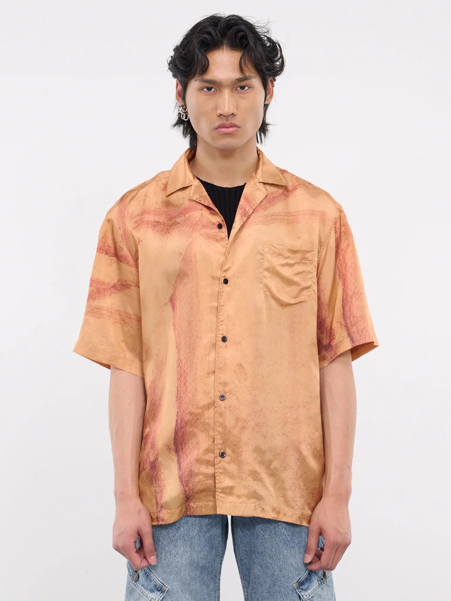 Bowling Shirt (SH-004-B-SAFRAN)
