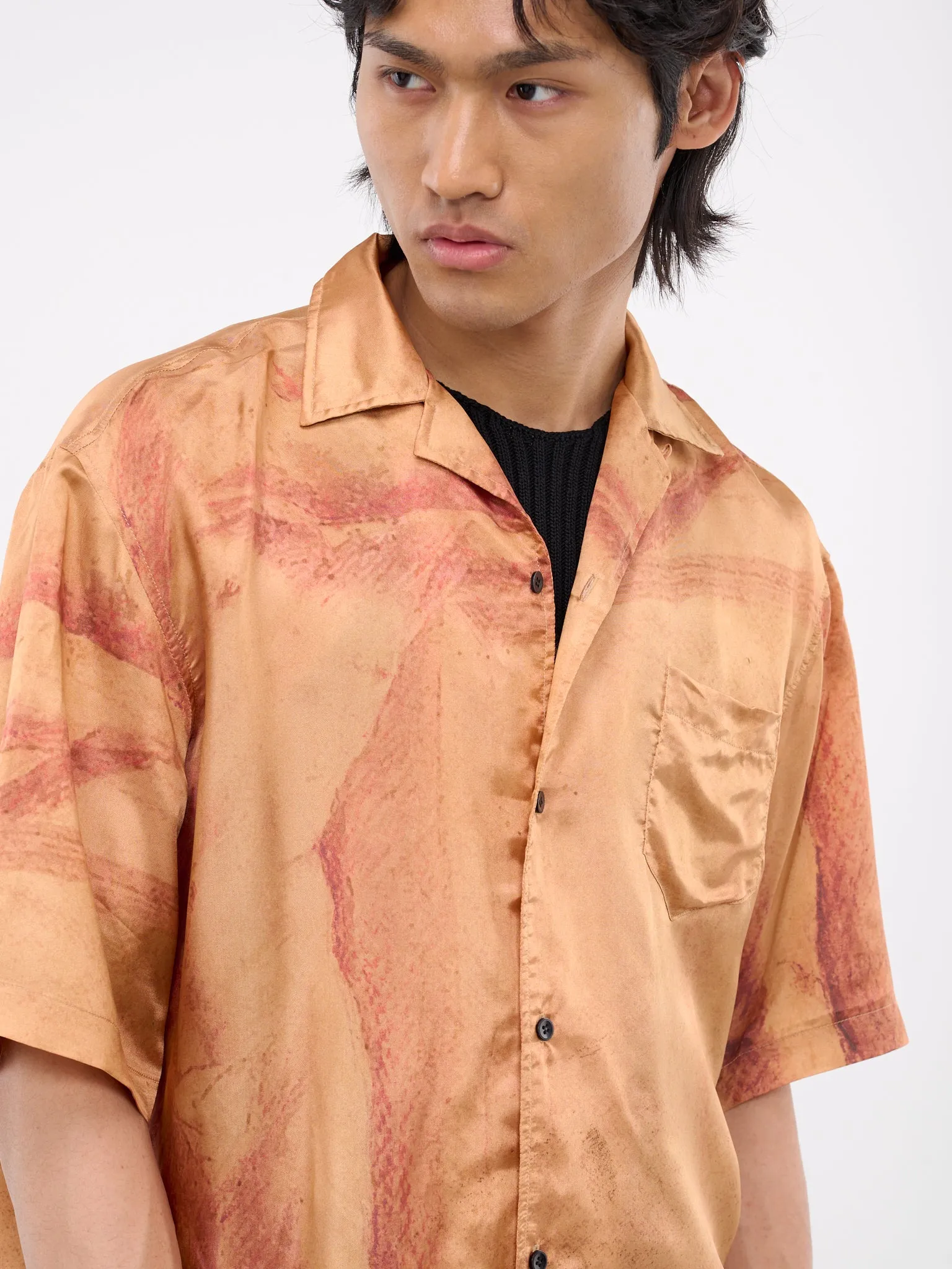 Bowling Shirt (SH-004-B-SAFRAN)