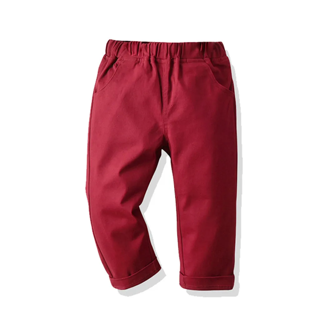 Boy's Cotton Casual Trousers