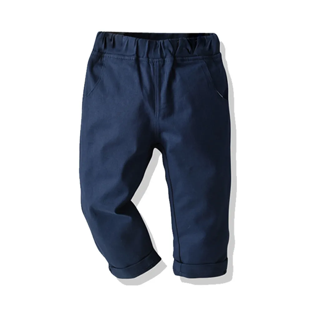 Boy's Cotton Casual Trousers