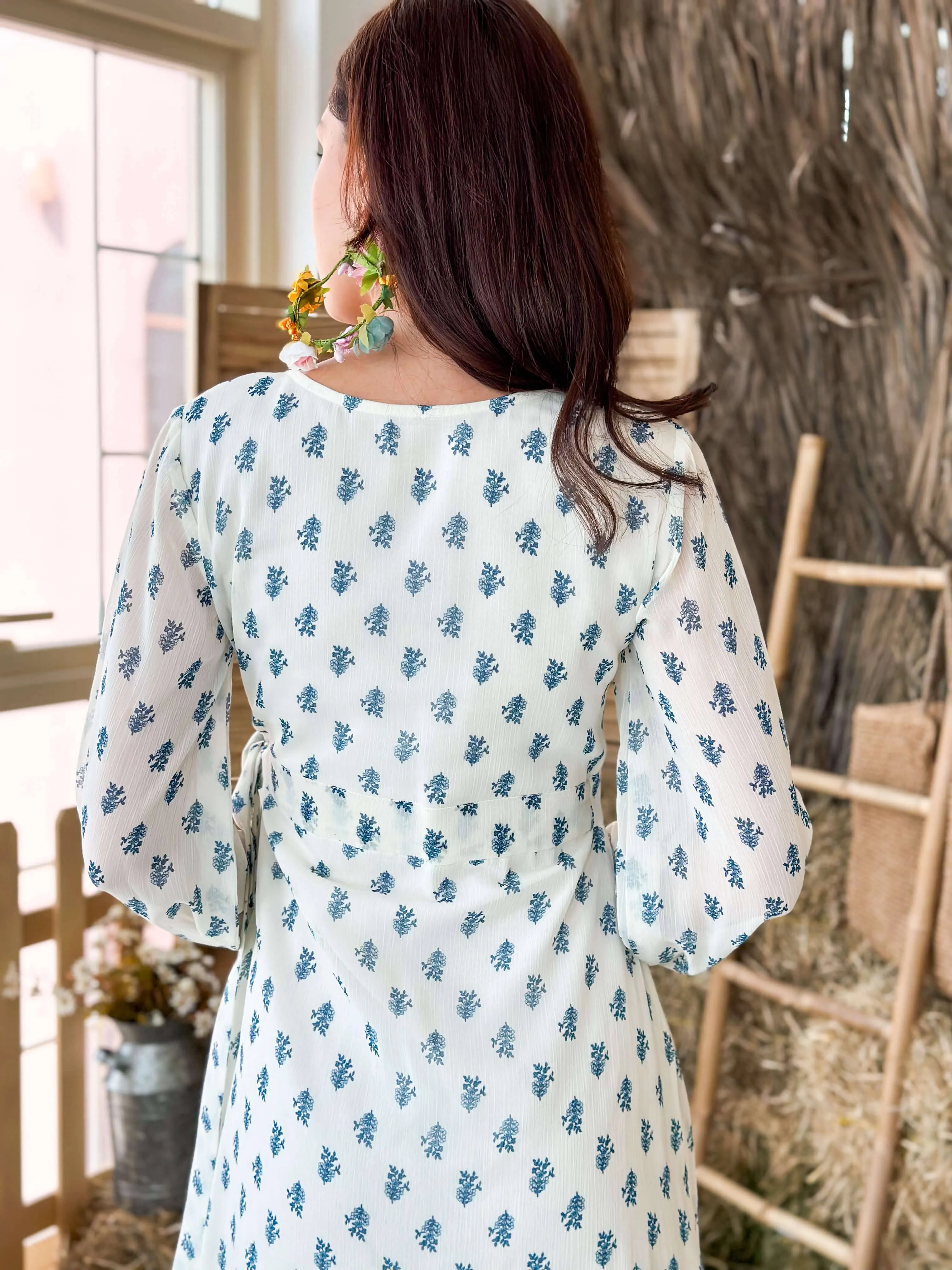 Buttercup Wrap Floral Dress