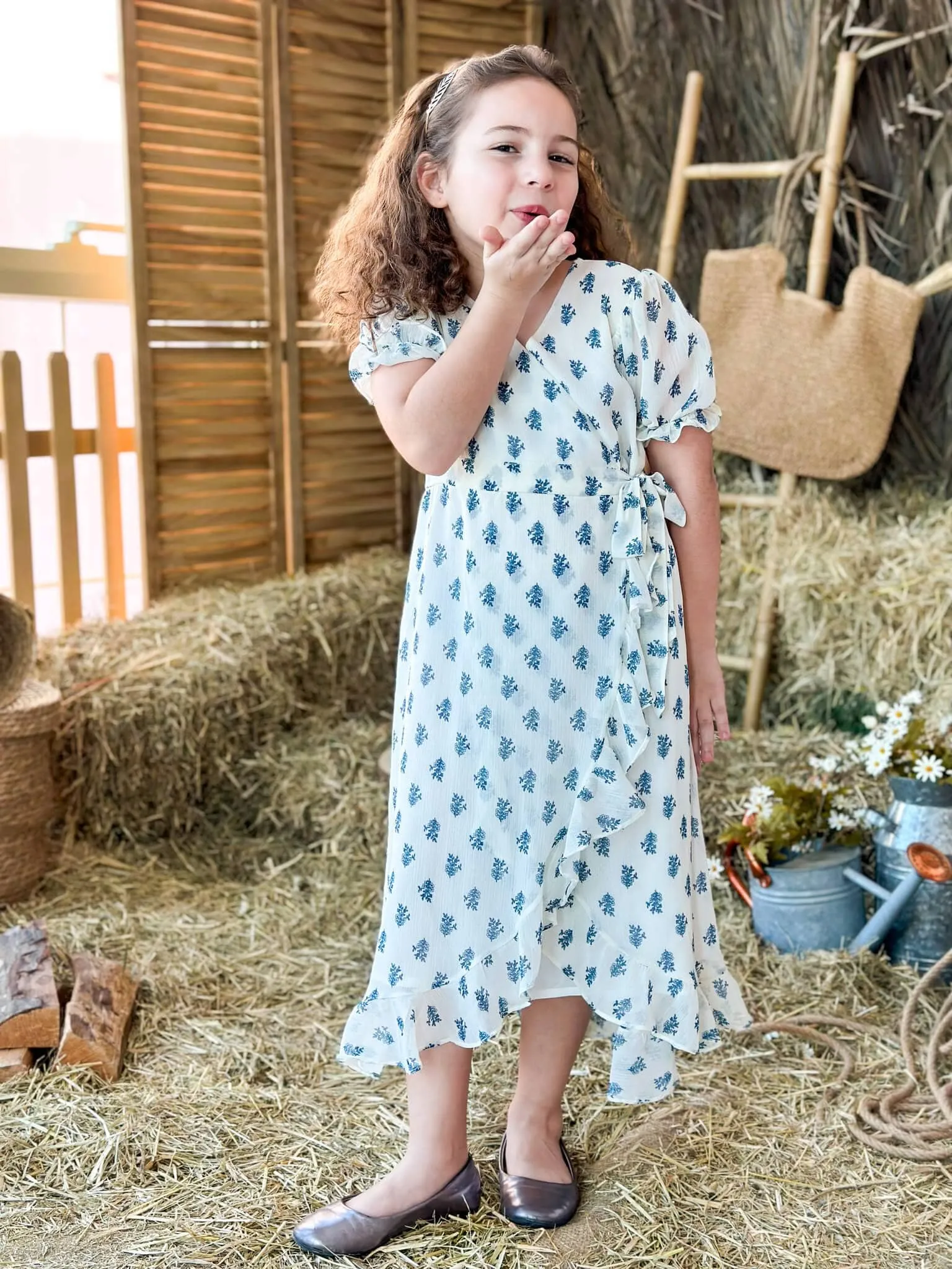 Buttercup Wrap Floral Dress