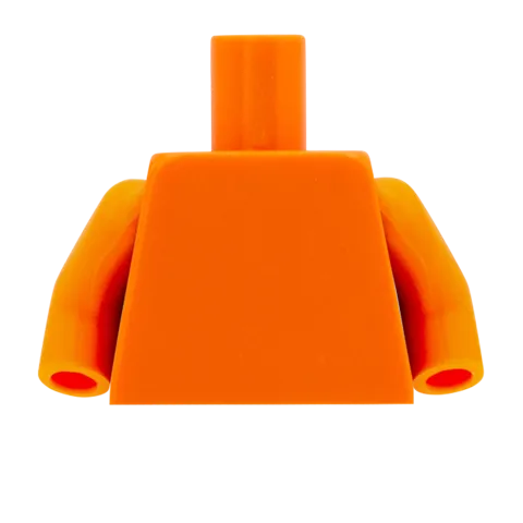 Buttoned Up Tuxedo with Bowtie - Custom Design Minifigure Torso