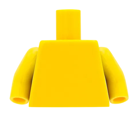 Buttoned Up Tuxedo with Bowtie - Custom Design Minifigure Torso