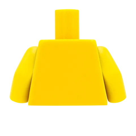 Buttoned Up Tuxedo with Bowtie - Custom Design Minifigure Torso