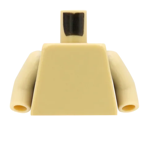 Buttoned Up Tuxedo with Bowtie - Custom Design Minifigure Torso