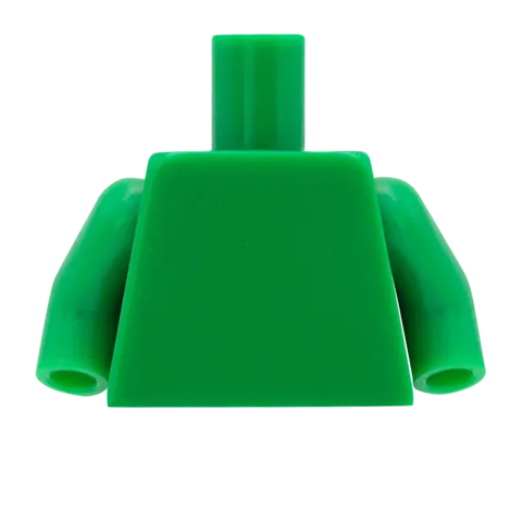Buttoned Up Tuxedo with Bowtie - Custom Design Minifigure Torso