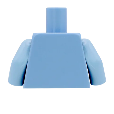 Buttoned Up Tuxedo with Bowtie - Custom Design Minifigure Torso
