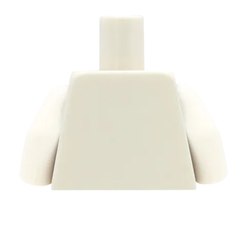 Buttoned Up Tuxedo with Bowtie - Custom Design Minifigure Torso