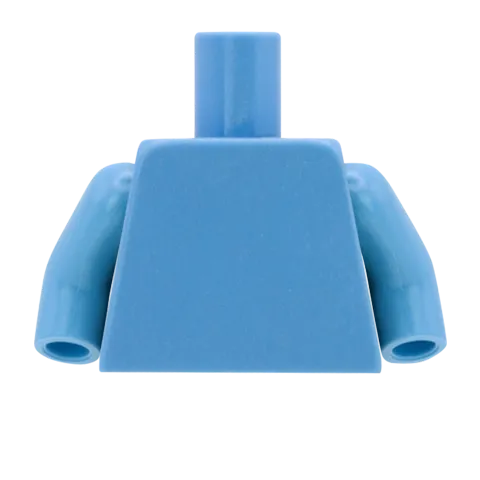 Buttoned Up Tuxedo with Bowtie - Custom Design Minifigure Torso