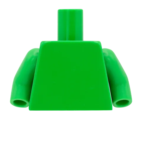 Buttoned Up Tuxedo with Bowtie - Custom Design Minifigure Torso