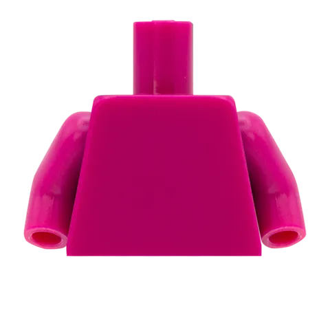 Buttoned Up Tuxedo with Bowtie - Custom Design Minifigure Torso