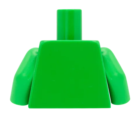 Buttoned Up Tuxedo with Bowtie - Custom Design Minifigure Torso