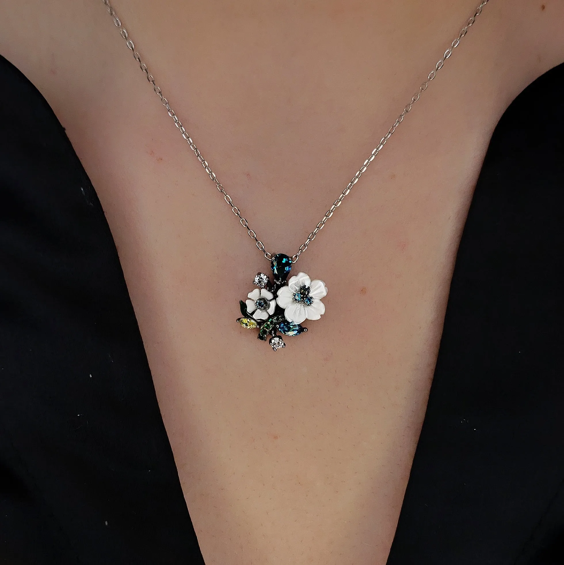Celeste Bouquet Necklace