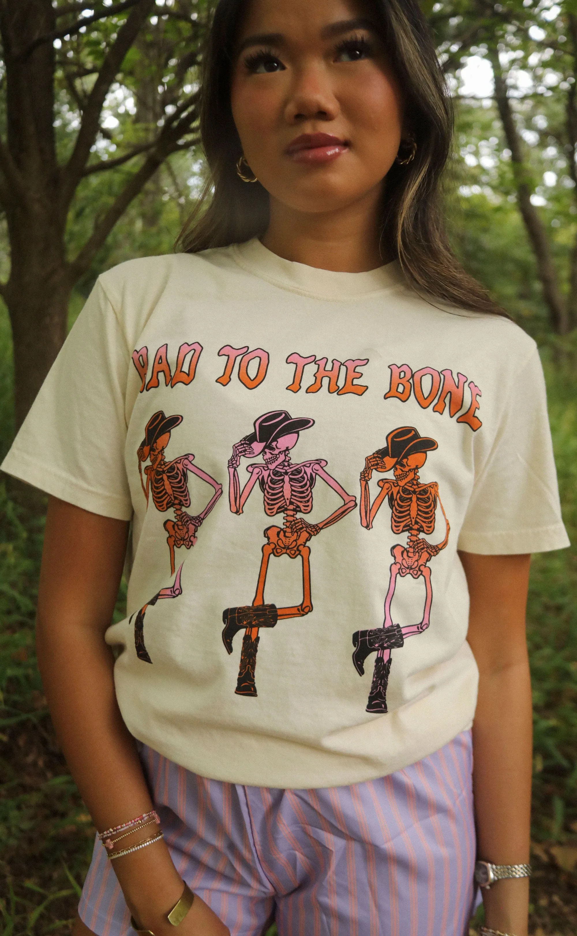 charlie southern: bad to the bone t shirt
