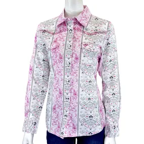 Cowboy Hardware Ladies Western Blouse Mish Mash 225550-150-W