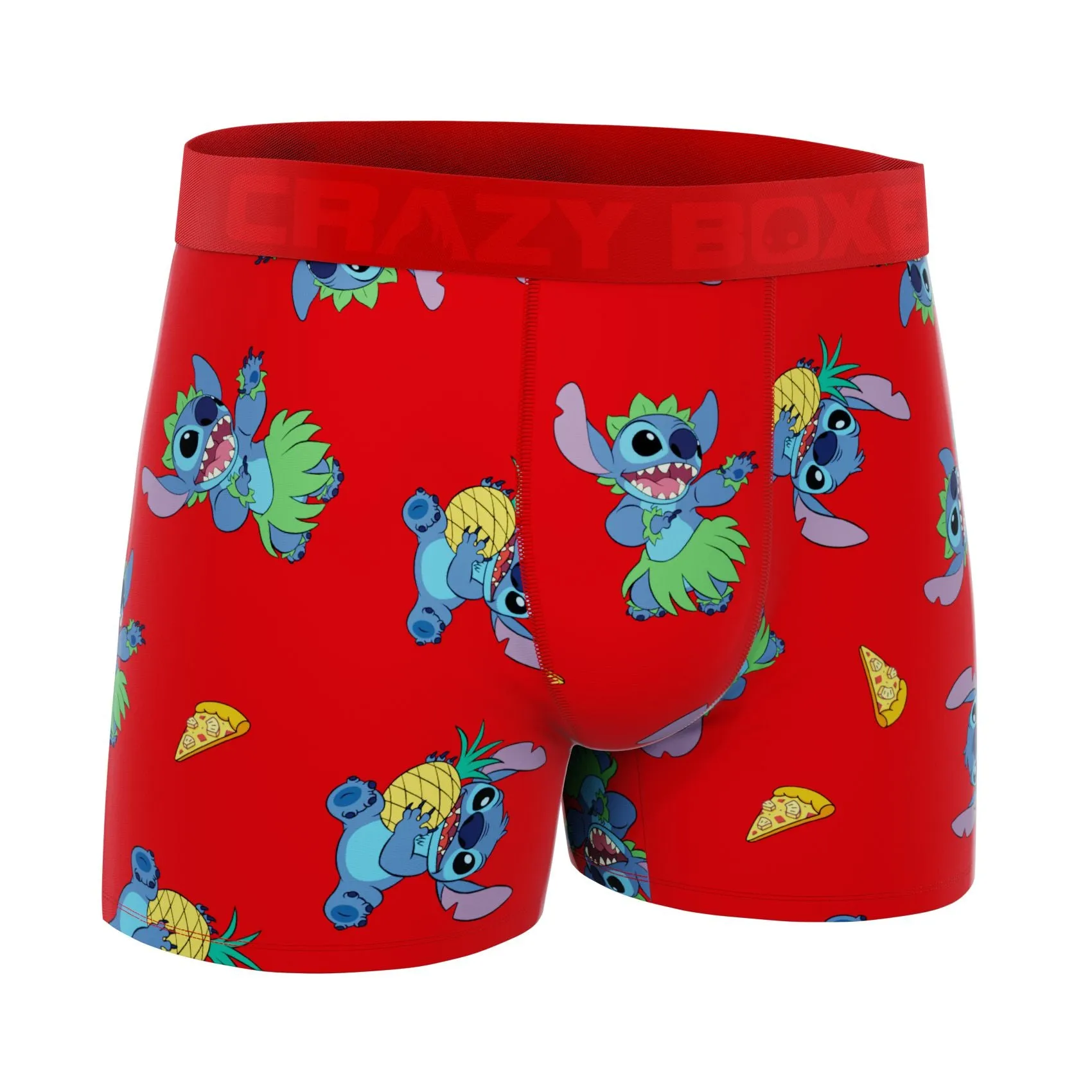 CRAZYBOXER Disney Lilo & Sitch Hawaii Men's Boxer briefs (Creative Packaging)