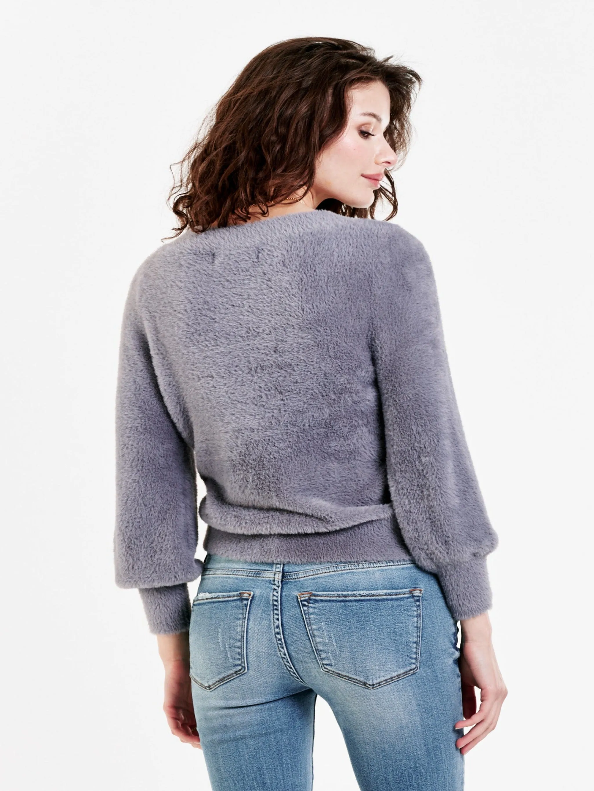 Dear John Valli Plush Sweater - Fragrant Lilac