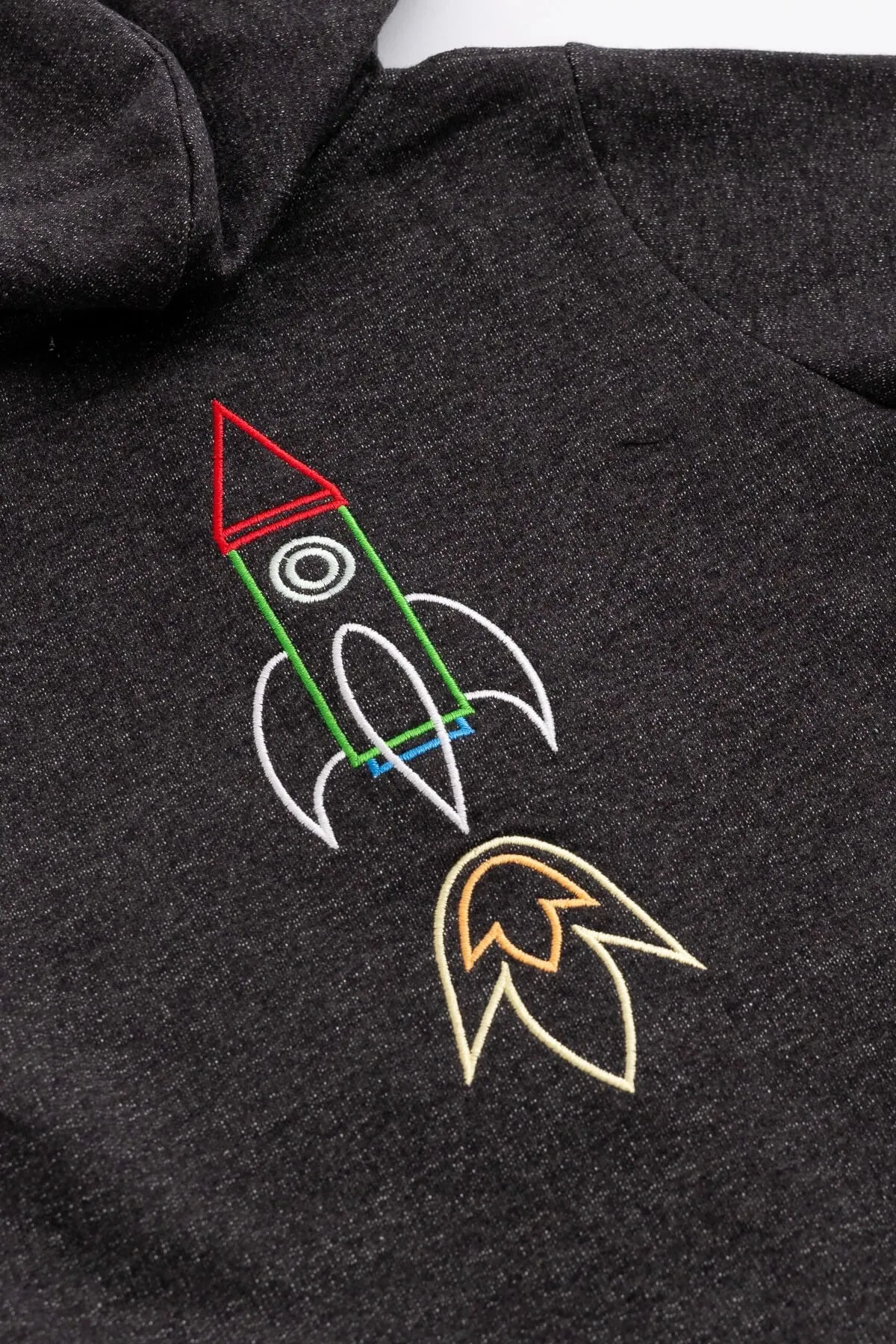 Embroidered Zip-Up Hoodie_Rocket Launch