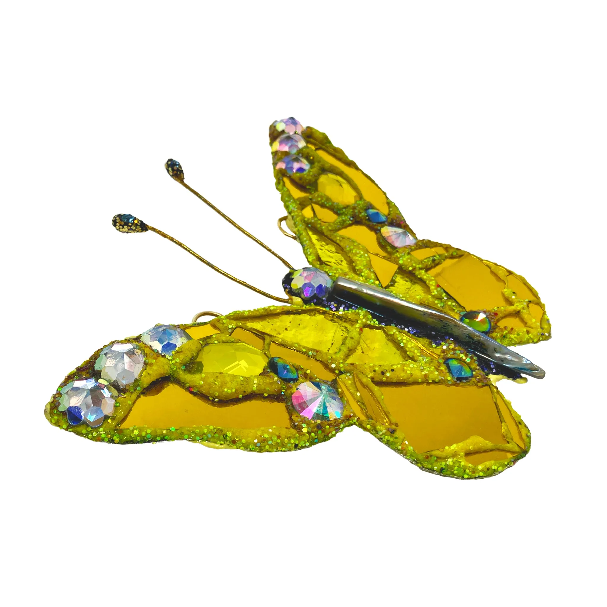 EXPLOSION - THE POLLINATORS, BUTTERFLY BROOCH / NECKLACE, 2023