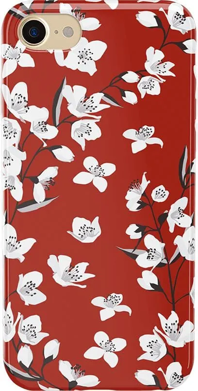 Floral Forest | Red Cherry Blossom Floral Case