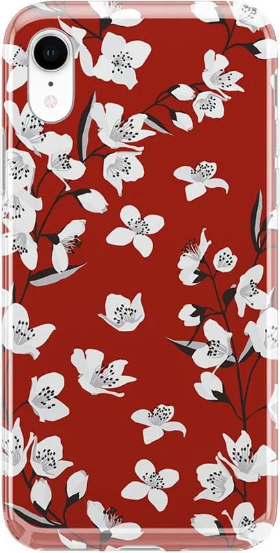 Floral Forest | Red Cherry Blossom Floral Case