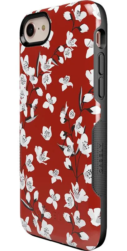 Floral Forest | Red Cherry Blossom Floral Case