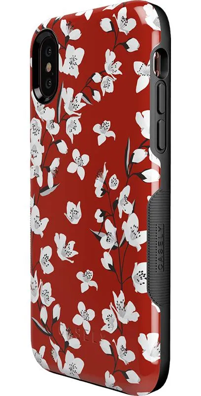 Floral Forest | Red Cherry Blossom Floral Case