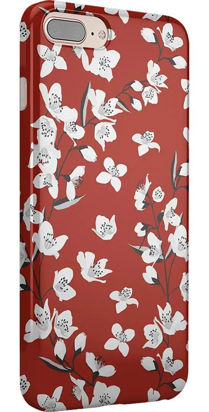 Floral Forest | Red Cherry Blossom Floral Case