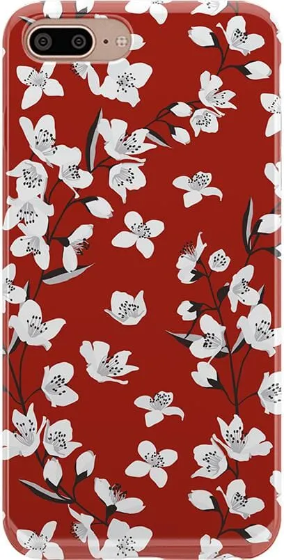 Floral Forest | Red Cherry Blossom Floral Case
