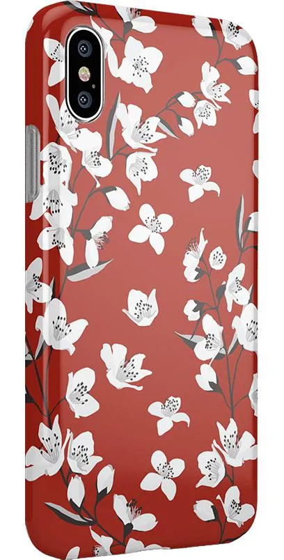 Floral Forest | Red Cherry Blossom Floral Case